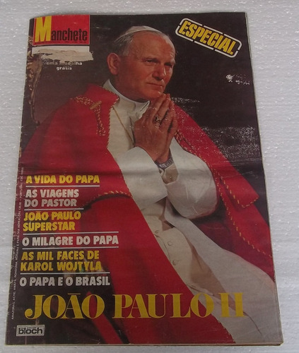 Revista Manchete Especial - 1980  - João Paulo Ii