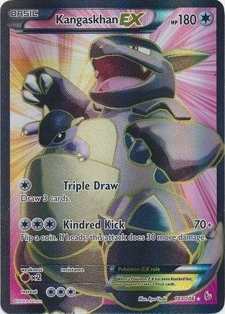 Kangaskhan Ex 103/106 Full Art Ultra Raro Pokemon Tcg