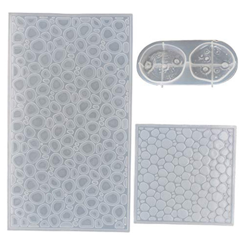 2pcs Water Ripple Water Wave Thin Mlod + 1pc Crater Epo...