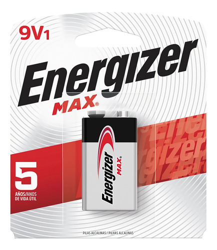Imagen 1 de 1 de Pila Bateria Alcalina Max 9v1 Energizer