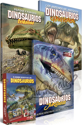 Colección ( 3 Libros ) El Mundo Secreto De Los Dinosaurios