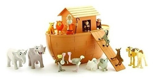 Bibletoys Noahs Ark 18 Piece Playset With Noah 14 Ani