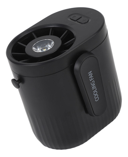 Ventilador Con Clip De Cintura Recargable Negro Negro Profes