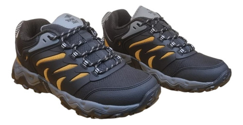 Zapatillas Alpine Skate Bisbee Unisex Negras Con Amarillo