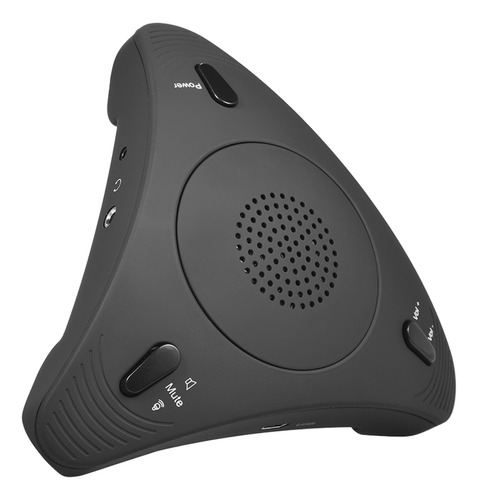 Micrófono Con Altavoz Usb Omnidireccional De 360° Para Conec