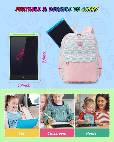 Tableta De Escritura Lcd Tecjoe De 8.5 Pulgadas, Paquete De
