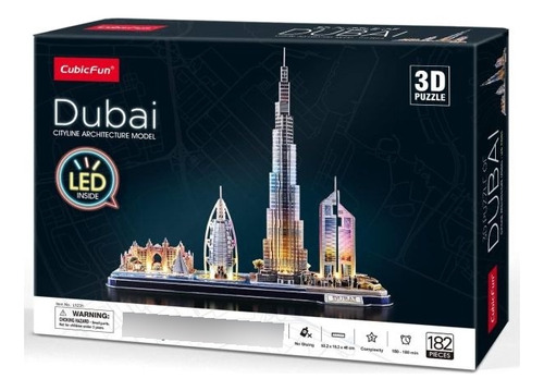 Rompecabezas 3d Led Dubai 