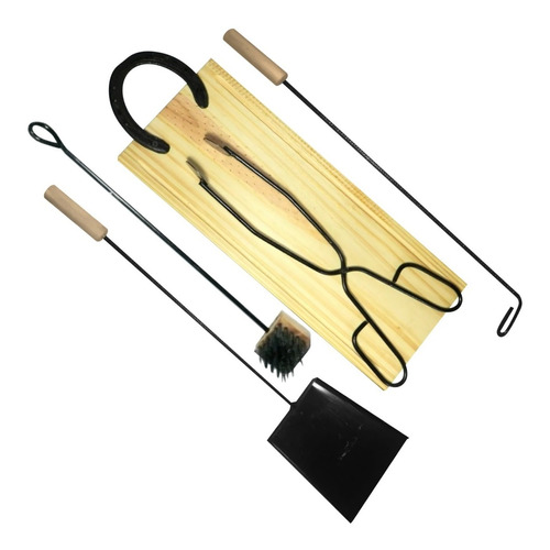 Set Asador Tabla Madera Asado Parrilla Chulengo  Lasergratis