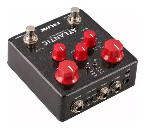 Imagen 4 de 4 de Pedal de efecto NUX Verdugo Atlantic NDR-5 negro