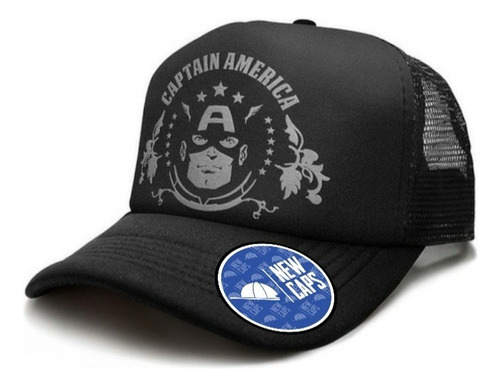  Gorra Trucker Capitán América Cómic Marvel New Caps