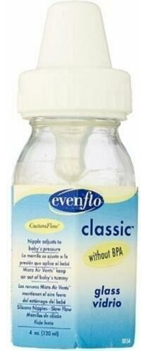 Mamadera De Vidrio 120ml Evenflo