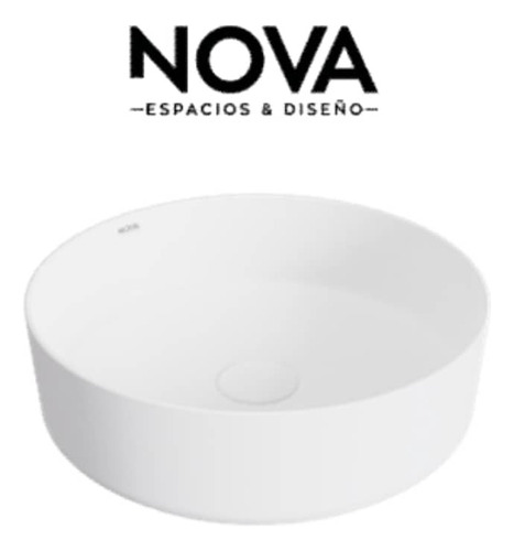 Lavamano Nova Art Round Finecraft 35cm Blanco Mate