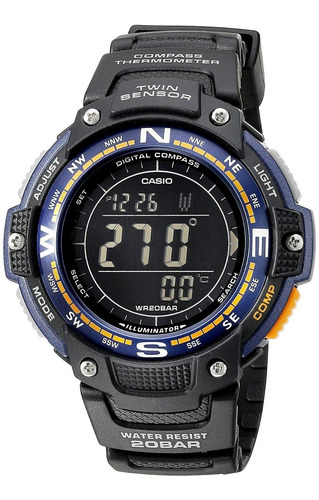 Reloj Casio Sgw-100-2bcf Twin Sensor 100% Original Y Nuevo