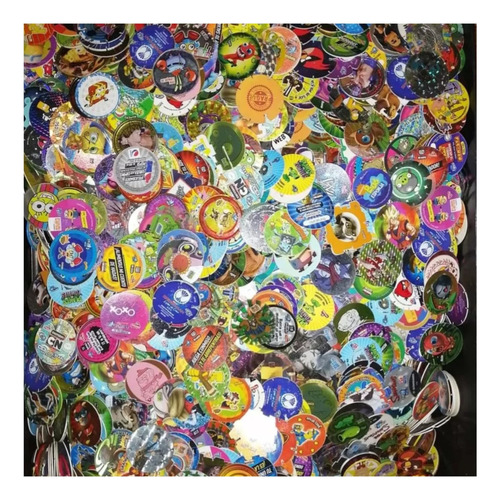 Lote De 100 Tazos Sabritas Surtidos (Usado)