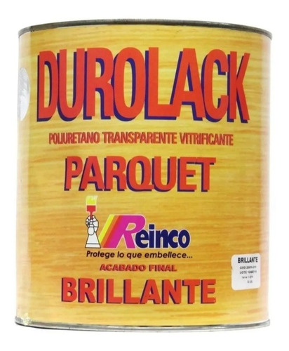 Poliuretano Para Parquet Durolack Brillante Galon 