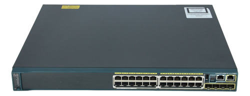 Switch Cisco Ws-c2960s-24ps-l Poe Full 370w 24p Gb 4sfp L2 (Reacondicionado)