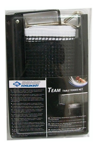 Imagen 1 de 3 de Red Para Mesa De Ping Pong Donic Team Con Soporte Tenis Mesa