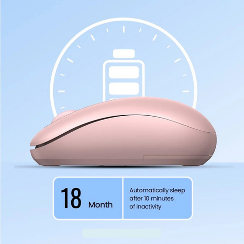 Mouse Inalámbrico Ugreen 2.4g Rosa