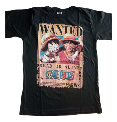 Remera One Piece Luffy Live Humano