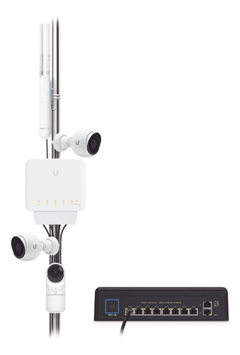 Switch Unifi Flex 5 Puertos Para Semi-exterior Ip55 Usw-flex