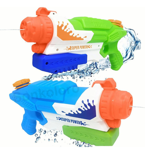 Pistola De Agua De Juguete Para Niños Y Adultos 550ml 2pzs