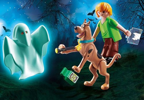 Imagen 4 de 6 de Playmobil 70287 Scooby Doo! Scooby Y Shaggy Con Fantasma
