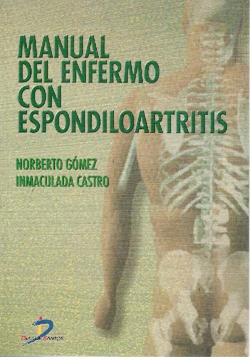 Libro Manual Del Enfermo Con Espondiloartritis De Norberto G
