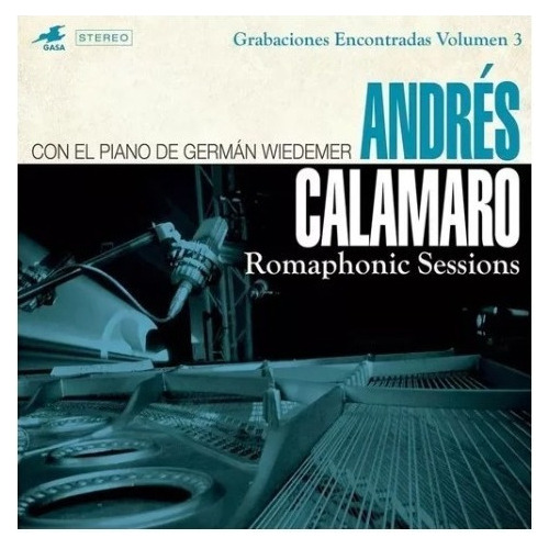 Andres Calamaro Romaphonic Session Grabaciones Vol3 Cd Wea