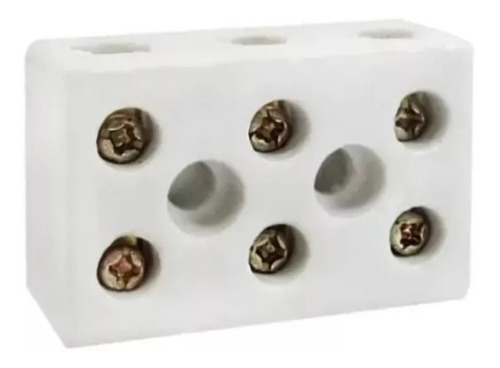 Kit 2 Conector Para Fio Até 10mm Porcelana/ceramica Chuveiro