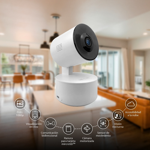 Imagen 4 de 4 de Camara De Vigilancia Nexxt Nhc-p710 Robotica Interna Wifi