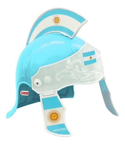 Casco Gorro Guerrero Argentina Mundial Fútbol Sombrero - Cc