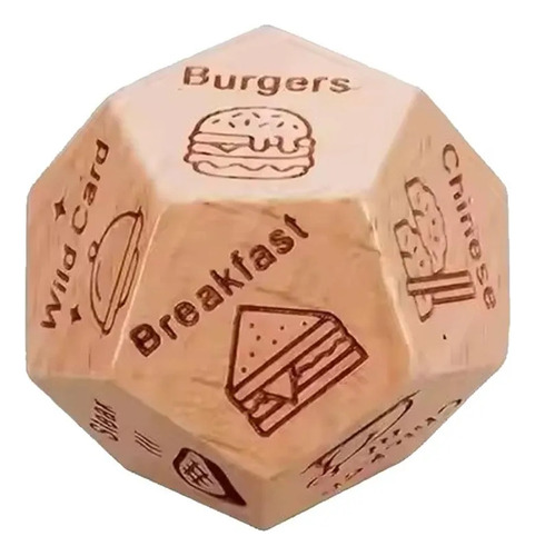 1 Pieza De Dados De Madera Para Juegos De Pareja Por Un Día