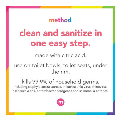 Método Cleaner De Tazón Antibacteriano, Spearmint, Mata Al