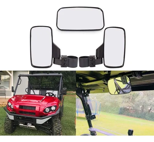 Espejo Retrovisor Lateral Y Espejo Central Utv Para Polaris