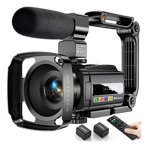 4k Video Camera Camcorder 48mp Ultra Hd Video Camera Wifi Vl