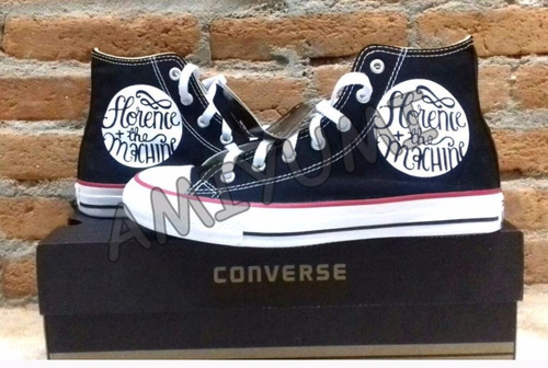 Tênis Florence And The Machine  All Star Converse Cano Alto