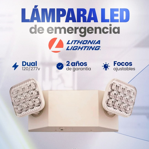 Lámpara Led De Emergencia 2 Años De Garantía 