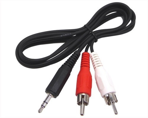 Cable 2 Rca Macho Miniplug 3.5 Mm 1,5 Metros Sonido Audio