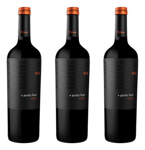 Vino Punto Final Malbec 750ml X3 - Oferta Celler