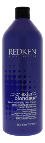 Redken Blondage - Acondicionador Morado De Deposito De Color