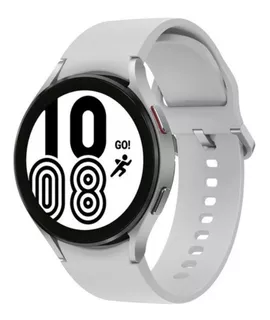 Samsung Galaxy Watch4 (Bluetooth) SM-R870 1.4 " 44 mm - Aluminio - Fluoroelastómero - Silver - Silver