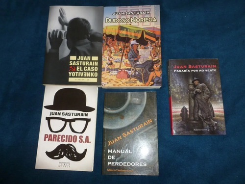 Lote 5 Libros Juan Sasturain