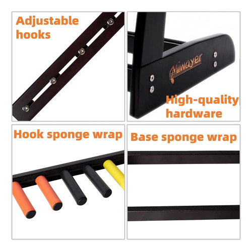 Miwayer Guitar Stand Para MĂșltiples Guitarras (5 Guitarra, 9