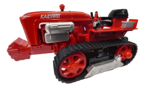 Tractor Rojo Kdw A Escala 1 18 De Colección Metálico