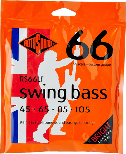 Rs66lf Swing Bass 66 Cuerdas De Guitarra De Bajo De Acero In