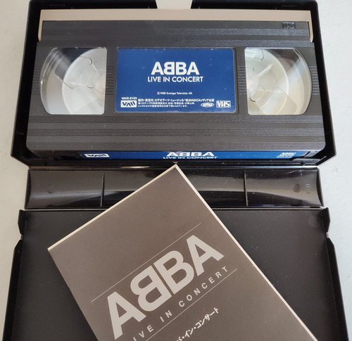 Abba Live In Concert / Vhs Hi-fi / Edicion Japones Ntsc (Usado)
