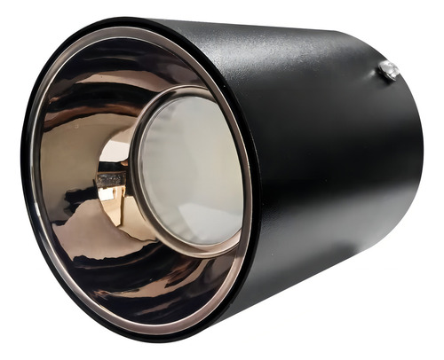 10 Pack Lampara Led Sobreponer 10w Cilindrica Luz Dirigida Color Acabado Negro Luz Fria (blanca)