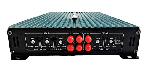 Imagen 2 de 4 de Amplificador 4 Canales 2400w Clase Ab Rockseries Rksp110.4