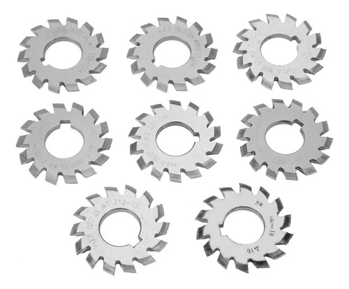 Cortador De Engranajes 8pcs Herramienta De Corte De Acero De