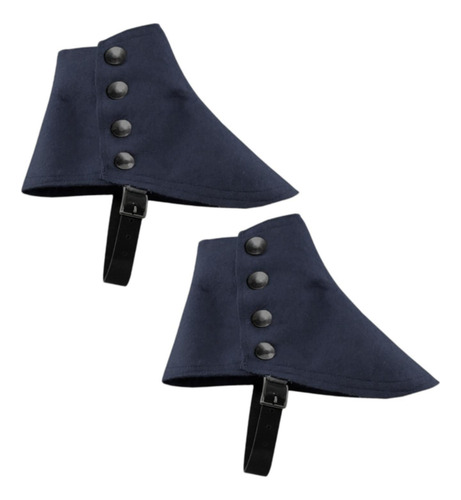 Cubrebotas De Pirata Medieval, Polainas De Gánster Gris